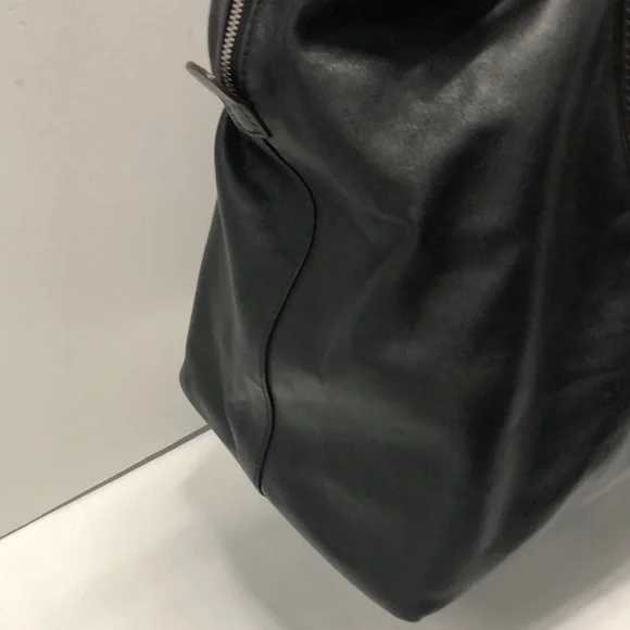 Jack Spade Brown Duffel Bag Leather Travel Essential - Picture 4 of 8